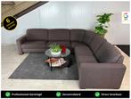 GRATIS LEVERING Hoekbank Bruin 290x250 GEREINIGD