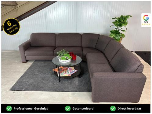 GRATIS LEVERING Hoekbank Bruin 290x250 GEREINIGD, Huis en Inrichting, Banken | Bankstellen, Zo goed als nieuw, Hoekbank, Vierpersoons of meer