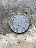 10 cent 1895 Wilhelmina , zeldzaam , mooie kwaliteit, Postzegels en Munten, Munten | Nederland, Zilver, Ophalen of Verzenden, 10 cent