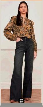 Fabienne Chapot Thea wide leg broek/ jeans maat 27, Fabienne Chapot, Ophalen of Verzenden, Zo goed als nieuw, Zwart