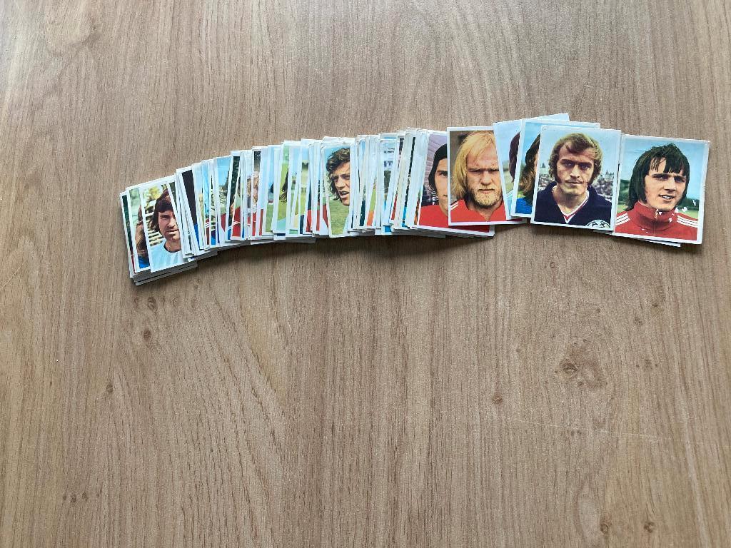 Voetbalplaatjes Vanderhout 1973/1974, Ophalen of Verzenden, Gebruikt, Overige binnenlandse clubs, Poster, Plaatje of Sticker