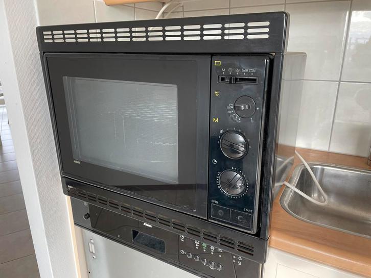 ATAG COMBI MAGNETRONOVEN COMPLEET !!, Witgoed en Apparatuur, Ovens, Zo goed als nieuw, Inbouw, Oven met grill, Minder dan 45 cm