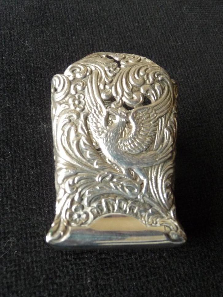 Vintage GERO 90 Georg Nilsson verzilverde Maggifles houder, Antiek en Kunst, Antiek | Bestek, Ophalen