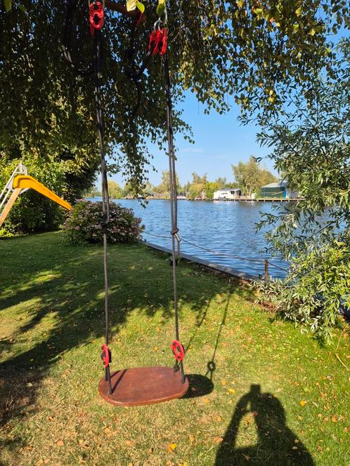 Houten Schommel voor Buitenspeelplezier, Kinderen en Baby's, Speelgoed | Buiten | Speeltoestellen, Gebruikt, Schommel, Aanbouwonderdeel