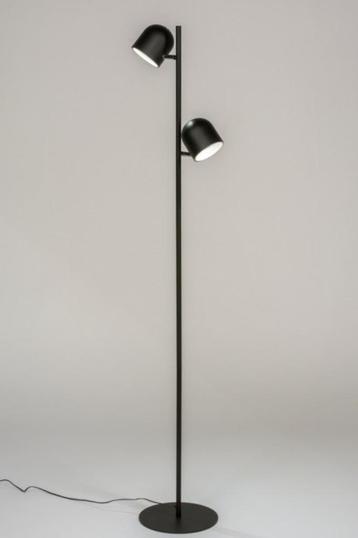 vloerlamp led touche spots zwart dimmer bank hoekbank lamp beschikbaar voor biedingen