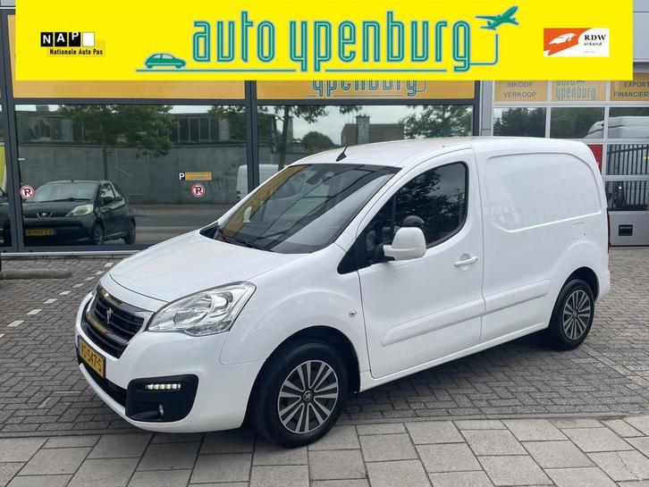 Peugeot Partner 120 1.6 BlueHDi * EURO 6 * 3-Zits * 100 PK *, Auto's, Bestelauto's, Bedrijf, Te koop, ABS, Airconditioning, Alarm