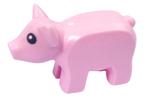 Lego Dieren Varken Big Piglet with Black Eyes and White Pupi, Ophalen of Verzenden, Nieuw, Losse stenen, Lego