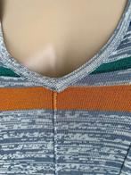 J333 Didi maat M=38/40 lange fijn-gebreide jurk maxi oranje, Maat 38/40 (M), Ophalen of Verzenden, Zo goed als nieuw, Onder de knie