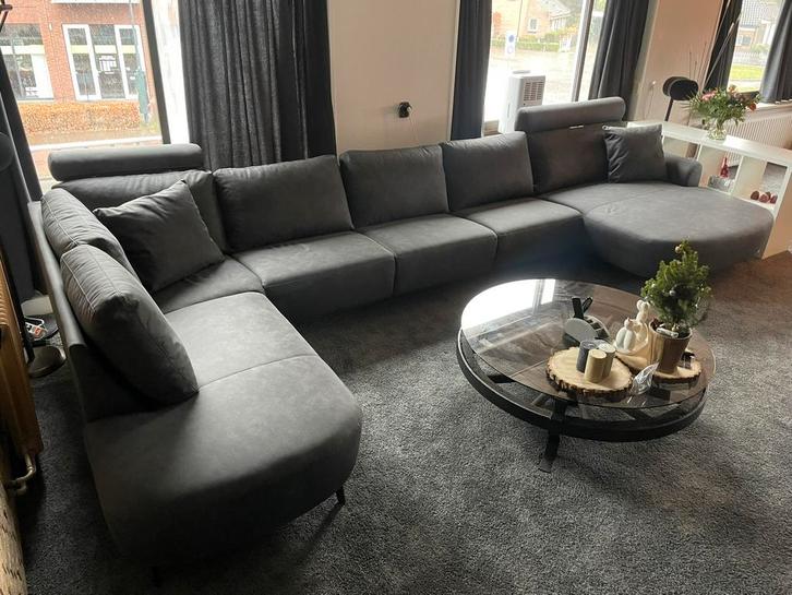 U vormige bank zo goed als nieuw, Huis en Inrichting, Banken | Complete zithoeken, Zo goed als nieuw, Ophalen