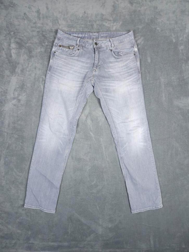 PME Legend Commander Broek W36 L36 Relaxed Fit Grijs Jeans, Kleding | Heren, Spijkerbroeken en Jeans, Zo goed als nieuw, W36 - W38 (confectie 52/54)