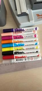 Ecoline brush pen, Hobby en Vrije tijd, Tekenen, Ophalen of Verzenden, Zo goed als nieuw, Potlood of Stift