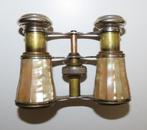 Antieke theaterkijker, leer, metaal, parelmoer, 19e eeuw, Antiek en Kunst, Antiek | Gereedschap en Instrumenten, Verzenden