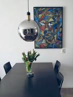 Lucide Julius Hanglamp 1 Smoke Bol, Huis en Inrichting, Lampen | Hanglampen, Ophalen, Zo goed als nieuw, Glas, Minder dan 50 cm