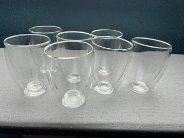 Dubbelwandige grote glazen van Intermezzo  beschikbaar voor biedingen