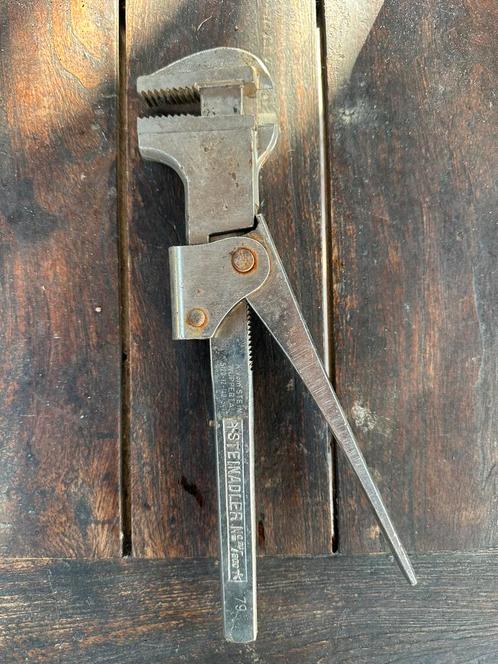 Vintage STEINADLER NR. 20/300 VINTAGE PIJP- & MOERSLEUTEL, Antiek en Kunst, Antiek | Gereedschap en Instrumenten, Ophalen of Verzenden