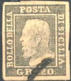 Yv.23 Postzegel Sicilië: Ferdinand II 1859 [gestempeld]., Verzenden, Gestempeld