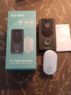 Eken Draadloze deurbel met camera + 2 batterijen, Ophalen, Beweging, Nieuw, Compleet systeem