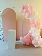 Ballonnenboog decoratie backdrop zuilen verhuur, Ophalen of Verzenden, Zo goed als nieuw, Verjaardag