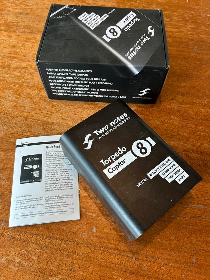 Two Notes Torpedo Captor 8, Muziek en Instrumenten, Effecten, Zo goed als nieuw, Ophalen of Verzenden