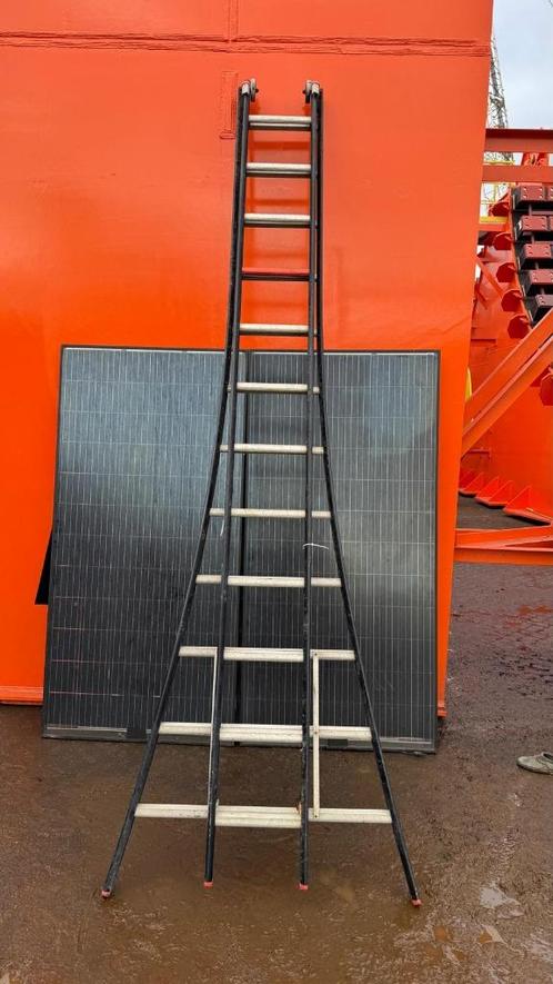 Altrex Ladder x2 12 treden, Doe-het-zelf en Verbouw, Ladders en Trappen, Gebruikt, 4 meter of meer, Ophalen