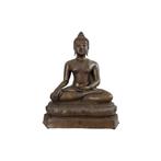 Antiek vuurverguld bronzen Boeddhabeeld – 49 cm – Thailand c, Ophalen of Verzenden, Gebruikt