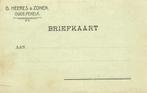 G. Heeres + Zonen, Oude-Pekela - 08.1912 - briefkaart, Postzegels en Munten, Brieven en Enveloppen | Nederland, Ophalen of Verzenden