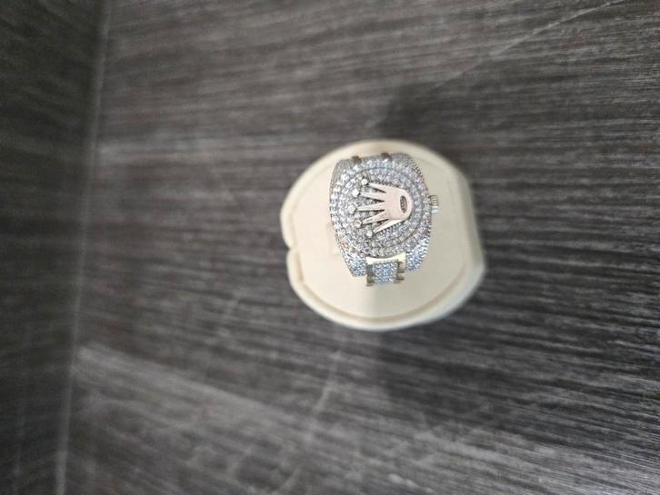 14 k gouden rolex model heren ring 10,3 gram, Sieraden, Tassen en Uiterlijk, Ringen, Nieuw, Heer, 20 of groter, Goud, Goud, Ophalen of Verzenden