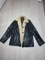 Pall Mall Leren Piloten Bontjas, Kleding | Heren, Maat 52/54 (L), Zwart, Pall Mall, Ophalen of Verzenden