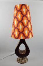 Retro handgemaakte taps toelopende LAMPENKAP voor tafellamp, 25 tot 50 cm, Rond, Nieuw, Ophalen of Verzenden