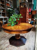 Ronde biedermeier eettafel, Antiek en Kunst, Ophalen of Verzenden