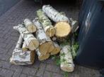 Berkenhout kachelhout haardhout, Tuin en Terras, Haardhout, Minder dan 3 m³, Ophalen, Berkenhout, Stammen