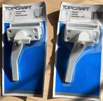 Topcraft raamsluiting cilinder slot buitendraaiend wit, Ophalen of Verzenden, Nieuw, Rvs, Slot