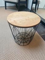 Bijzettafel/mand, Huis en Inrichting, Ophalen, Minder dan 45 cm, Minder dan 55 cm, Rond