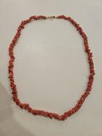 Koraal ketting, Ophalen of Verzenden, Zo goed als nieuw, Rood, Steen of Mineraal