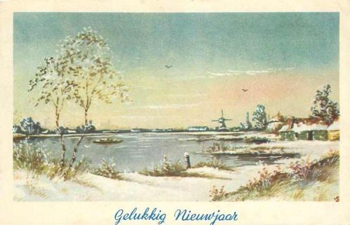 (377-524-019) Gelukkig Nieuwjaar, Verzamelen, Ansichtkaarten | Nederland, Verzenden