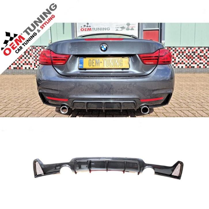 BMW 4 serie | F32/F33/F36 | M-Performance Achterbumper diffu, Auto diversen, Tuning en Styling, Ophalen of Verzenden