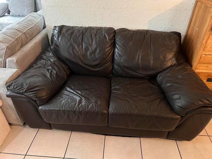 Gratis! Perfect bankstelsel voor in een studentenhuis!!, Huis en Inrichting, Banken | Bankstellen, Gebruikt, Rechte bank, Driepersoons