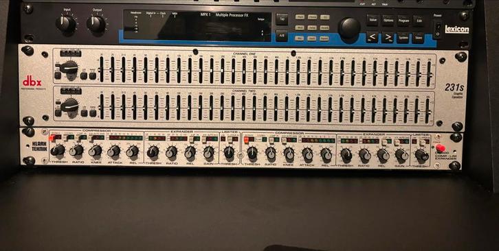 Studio Rack Gear: DBX, Lexicon, Klark Teknik, Muziek en Instrumenten, Effecten, Gebruikt, Compressor, Ophalen