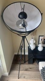 Staande lamp - Vloerlamp - Studiolamp - Spot - Vintage, Huis en Inrichting, Lampen | Vloerlampen, Ophalen, Gebruikt, Vintage, Metaal