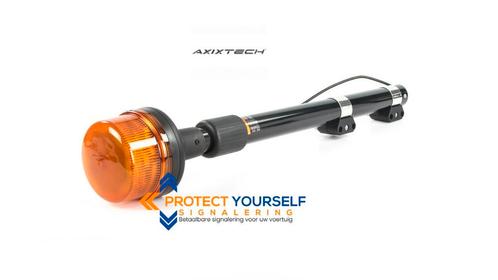 Axixtech LED flitslamp Telescoopmast motormast zwaailicht, Auto diversen, Overige Auto diversen, Ophalen of Verzenden