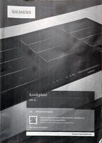 Siemens kookplaat type HMI50ID2 E-Nr EX877LVV5E, Ophalen, Zo goed als nieuw, Inbouw, Elektrisch