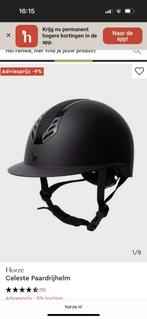 Horze celeste black snake paardrijhelm, Dieren en Toebehoren, Paardrijkleding, Ophalen of Verzenden, Zo goed als nieuw, Overige soorten
