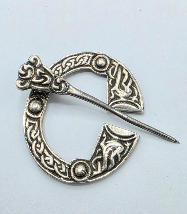 Vintage Sterling zilveren Schotse Kilt Broche, Sieraden, Tassen en Uiterlijk, Antieke sieraden, Verzenden