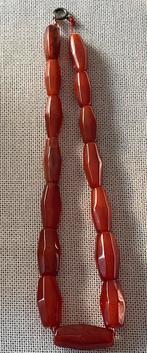 Antieke kralen ketting Carneool, Sieraden, Tassen en Uiterlijk, Antieke sieraden, Ophalen of Verzenden, Overige materialen, Ketting