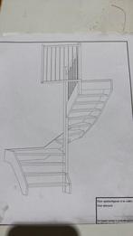 Trap met bordes 2670 hoog open, Doe-het-zelf en Verbouw, Ladders en Trappen, Ophalen, Zo goed als nieuw, 2 tot 4 meter