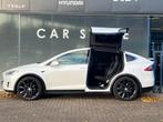 Tesla Model X Long Range 6p., Auto's, Gebruikt, 2433 kg, Wit, Vierwielaandrijving