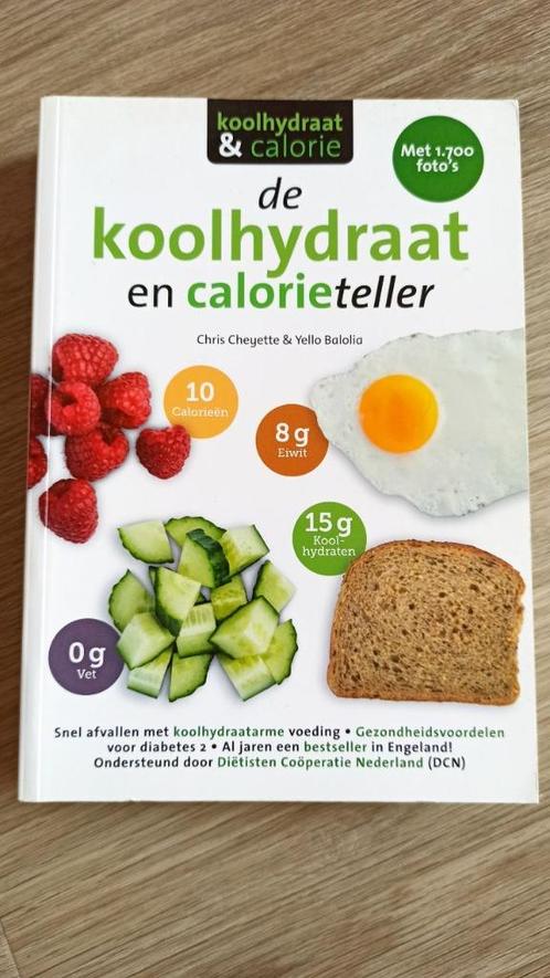 Chris Cheyette - De koolhydraat en calorieteller, Boeken, Gezondheid, Dieet en Voeding, Zo goed als nieuw, Dieet en Voeding, Ophalen of Verzenden