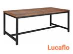 Showmodel eettafel Arnhem 200cm UITVERKOOP van €699,-, Huis en Inrichting, Tafels | Eettafels, Ophalen of Verzenden, Nieuw, Rechthoekig