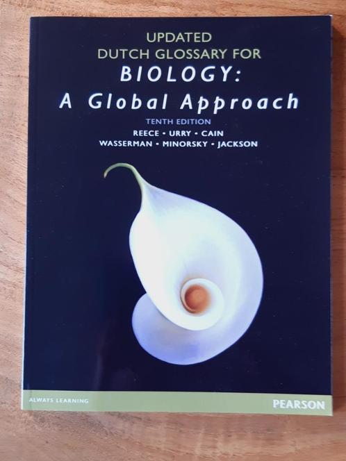 Updated dutch glossery for: biology a global approach, Boeken, Studieboeken en Cursussen, Gelezen, HBO, Ophalen of Verzenden