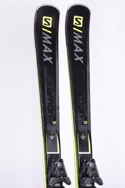 155 cm ski's SALOMON SMAX 10 Ti, woodcore, titan, Sport en Fitness, Skiën en Langlaufen, Gebruikt, Ski's, Skiën, Salomon, Carve